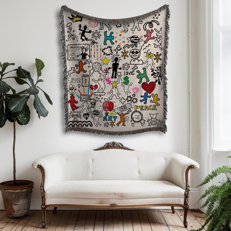 Keith Haring Inspired Pop Art Graffiti
