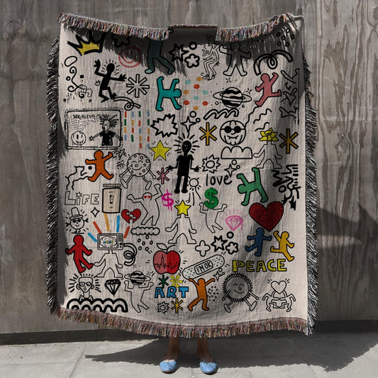 Keith Haring Inspired Pop Art Graffiti