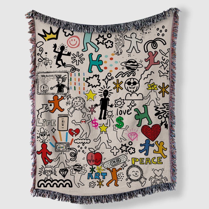 Keith Haring Inspired Pop Art Graffiti