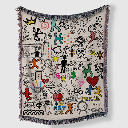 Keith Haring Inspired Pop Art Graffiti